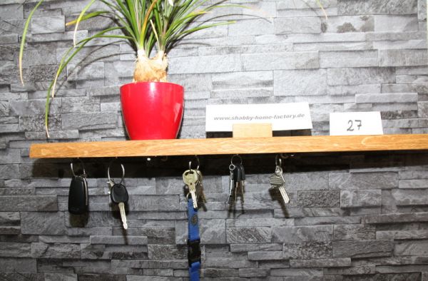 Magnet Schlüsselbrett aus Eichenholz Schlüssel-Wandboard