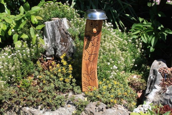 Insektenhotel, Bienenhotel, Gartenstele, Wildbienenhotel, Gartendeko