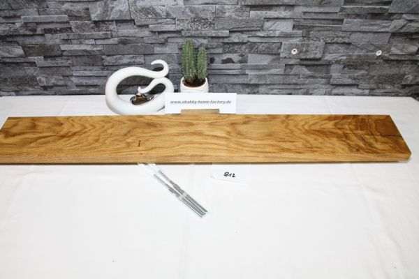 Wandboard Eiche Breite 98 cm / 13,5 cm Tiefe rustikal