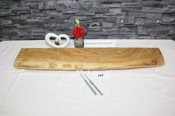 Bord Wandboard 85 cm Eiche Baumkante Wandbrett
