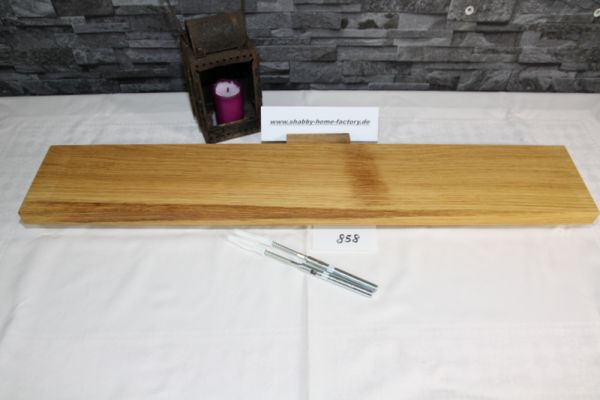 80 cm Board Eiche massiv geölt mit besonderer Maserung