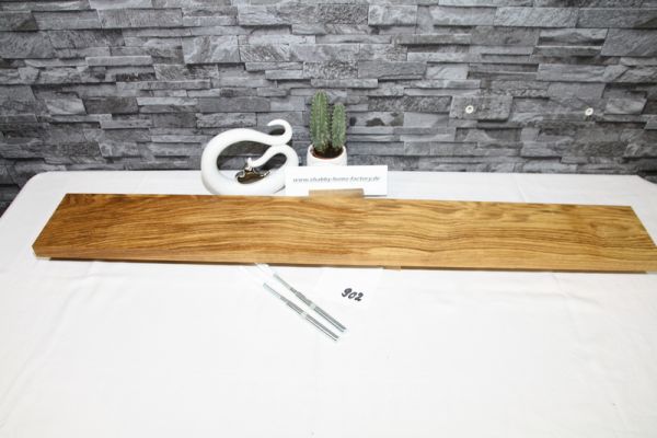 Wandboard Eiche Breite 102 cm / 13,5 cm Tiefe rustikal