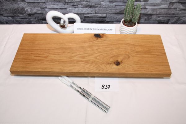 Wandboard Eiche Breite 60 cm Tiefe 20 cm massiv geölt