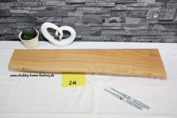 Bord Wandboard 60 cm Eiche Baumkante Wandbrett