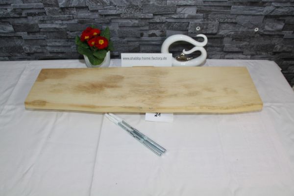 Wandboard 78 cm Ahorn massiv Baumkante Regalbrett