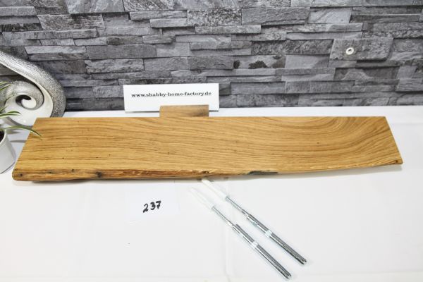 Bord Wandboard 68 cm Eiche Baumkante Wandbrett