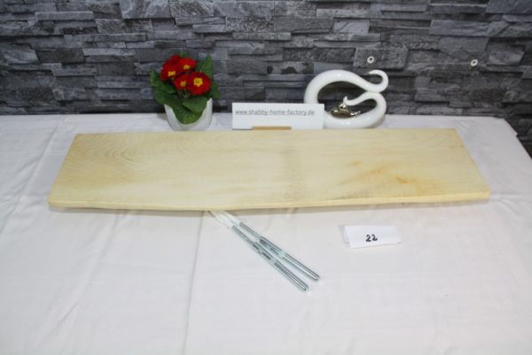 Wandboard 80 cm Ahorn massiv Baumkante