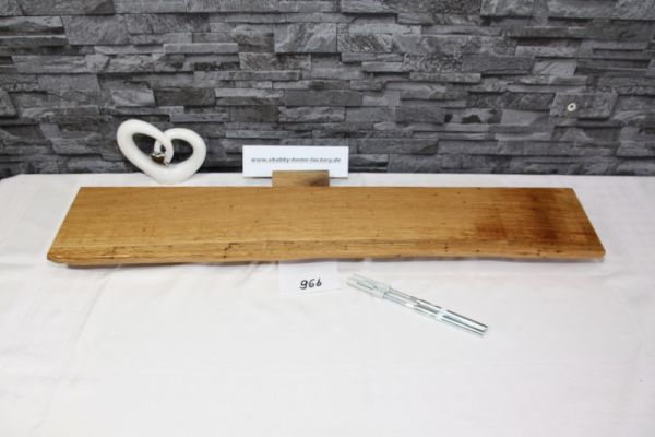 Wandboard Eiche Baumkantenbord massiv 84 cm
