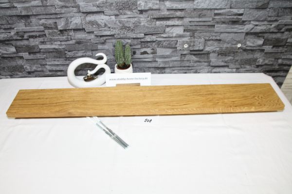 Wandboard Eiche Breite 102 cm / 13 cm Tiefe rustikal
