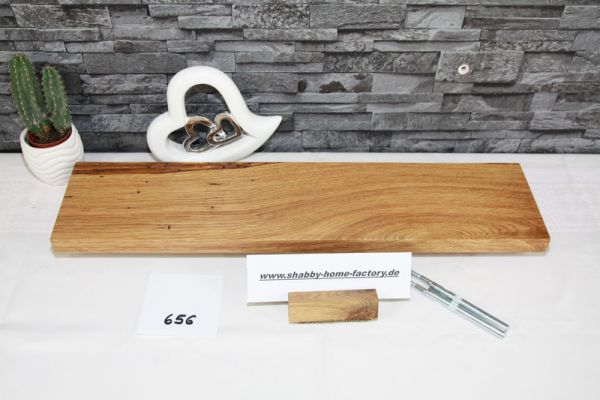 60 cm Eiche Board massiv geölt besonderer Maserung