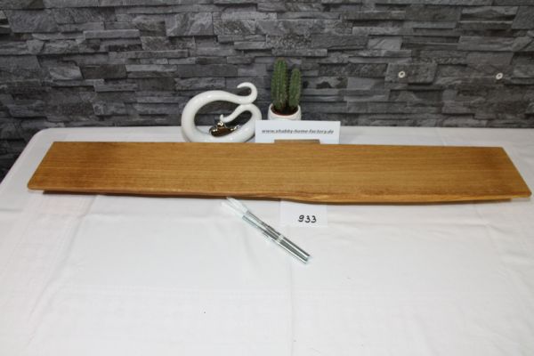 Wandboard Eiche 99 cm Baumkantenbord massiv
