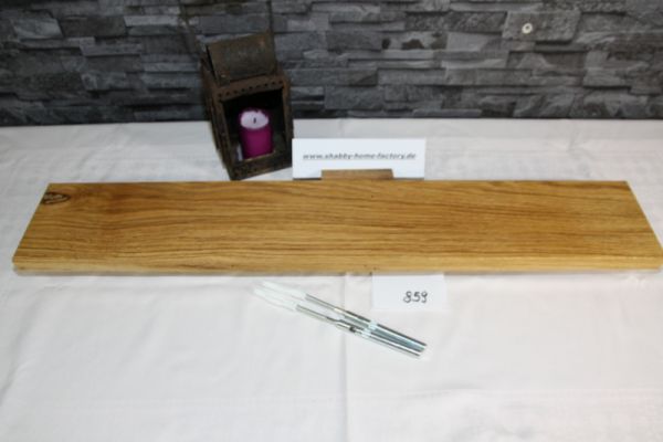 80 cm Board Eiche massiv geölt mit besonderer Maserung