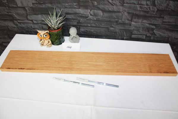 90 cm Board Eiche massiv geölt mit besonderer Maserung