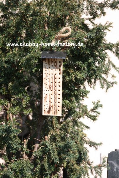 Bienenhotel, Insektenhotel, Wildbienen, Gartendeko