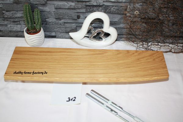 Wandboard Eiche Baumkante 55 cm