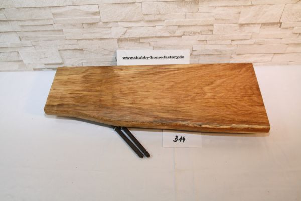 Board Wandbord 51,5 cm Eiche massiv Wandbrett Regal