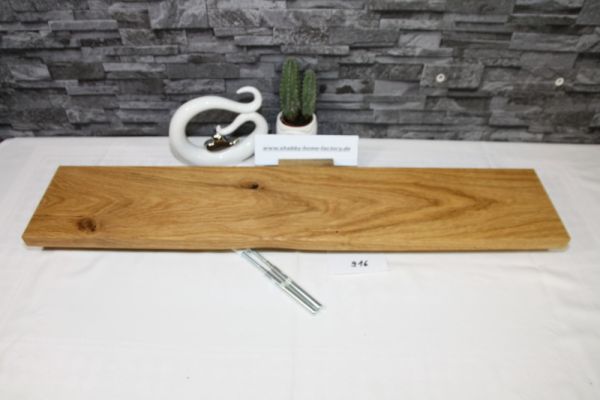 Wandboard Eiche Breite 85 cm / 16 cm Tiefe rustikal