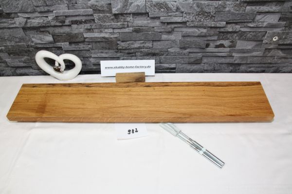 Wandboard Eiche Breite 78 cm / 13 cm Tiefe rustikal