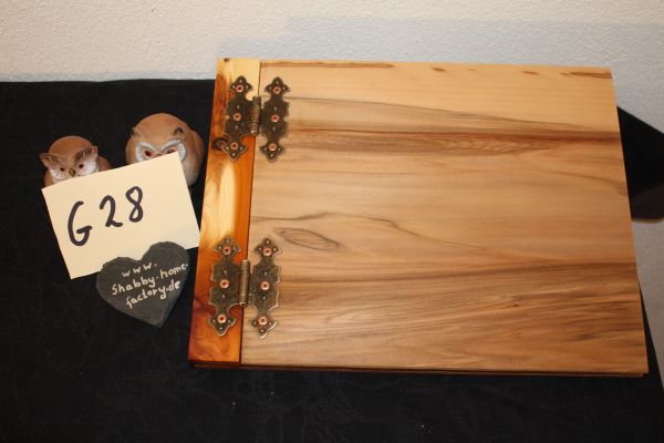 Hochzeitsbuch Holz Gästebuch A 4 Querformat Nußbaum Furnier #28