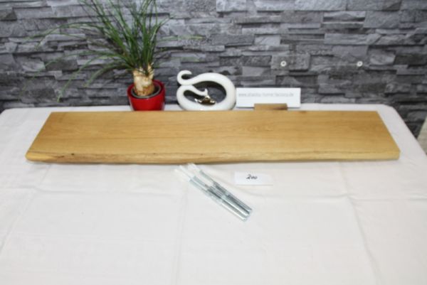 Wandboard 96 cm Eiche massiv viele Größen erhältlich