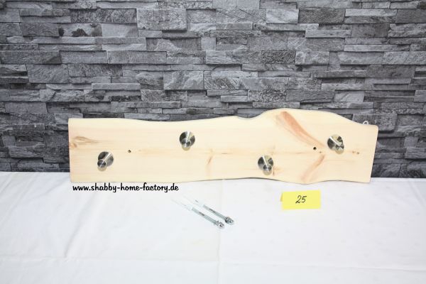 Hakenleiste aus Zirbe, Garderobe, Sauna, Zirbelkiefer, Wellness