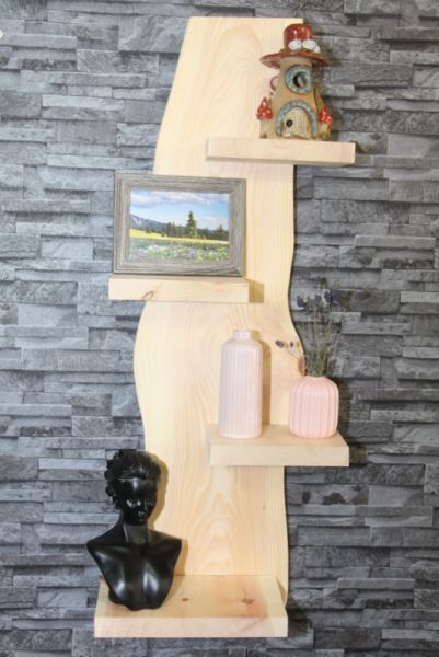 Zirbenholz Regal, Zirbelkiefer, Zirbe, Zirbenmöbel, Wandregal