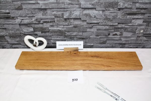 Wandboard Eiche Breite 75 cm / 13 cm Tiefe rustikal
