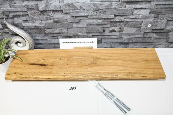 Wandboard Bord 70 cm Eiche Baumkante Wandbrett