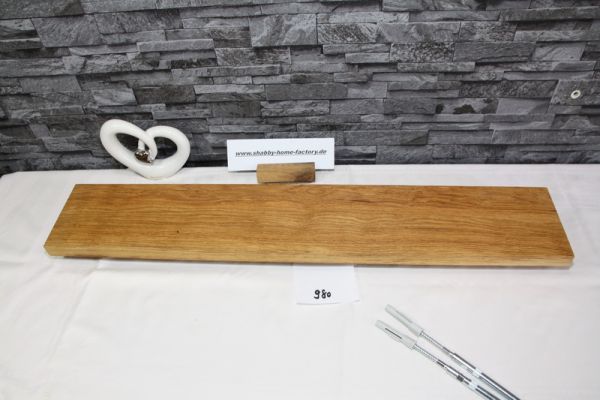 Wandboard Eiche Breite 78 cm / 13 cm Tiefe rustikal